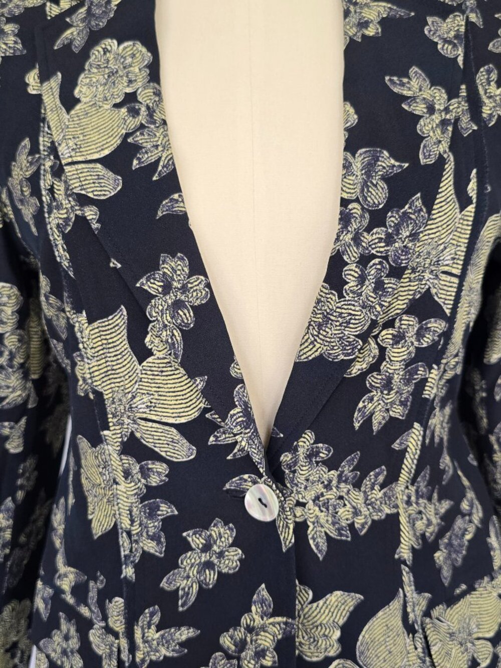 Ulla Johnson NWT Amandine Blazer S & Pilar Pant 4 Suit Set Floral Minuit Crepe